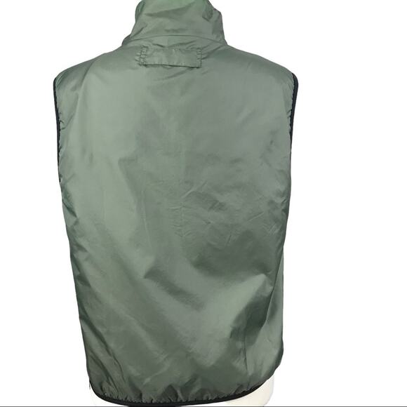 Free Tech Vest Zip Up Sleeveless Womens Green Fleece Size Small - Picture 3 of 9